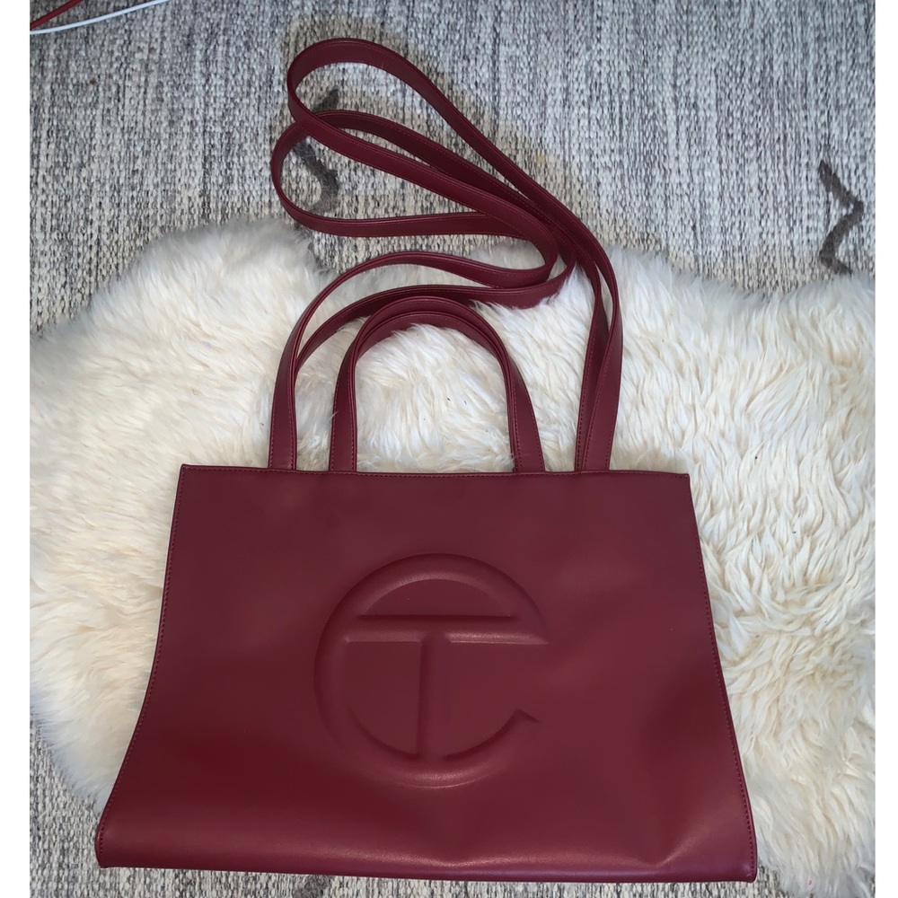 TELFAR OXBLOOD MEDIUM SHOPPING BAG *used only once*
